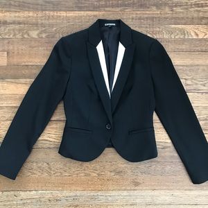 Express Black and White Blazer